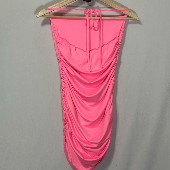 Pink spaghetti strap Bodycon Dress - small - Picture 7 of 8